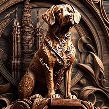 3D model Moscow Watchtower dog (STL)